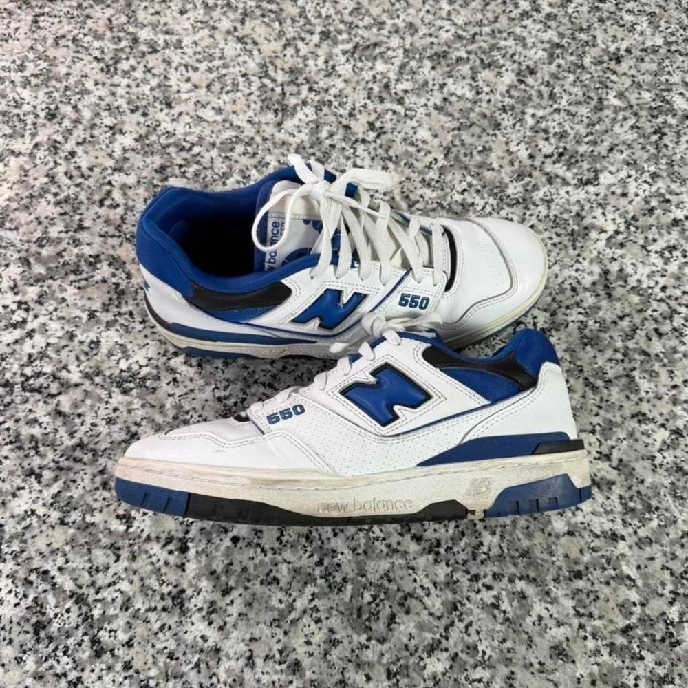 New Balance 550 White Team Royal Sneaker Shoe M10 BB550SN1